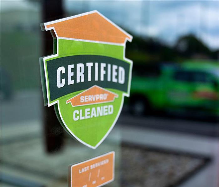 Certified SERVPRO Cleaned Logo