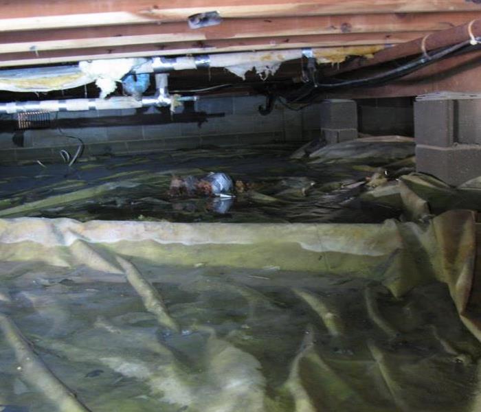 water in the crawl space